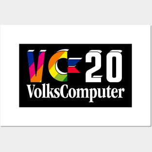 Commodore VC-20 - Germany - Version 2 White Posters and Art